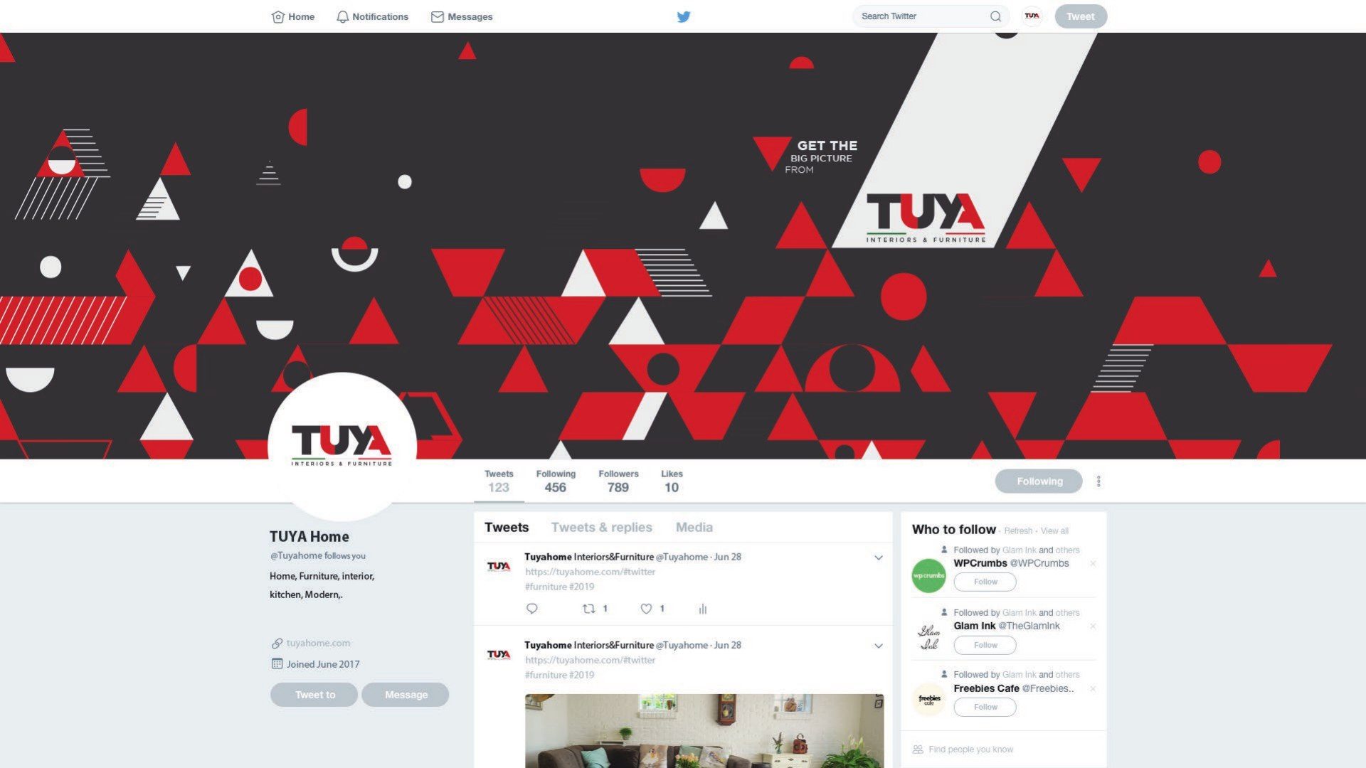 هوية TUYA البصرية للديكور والأثاث